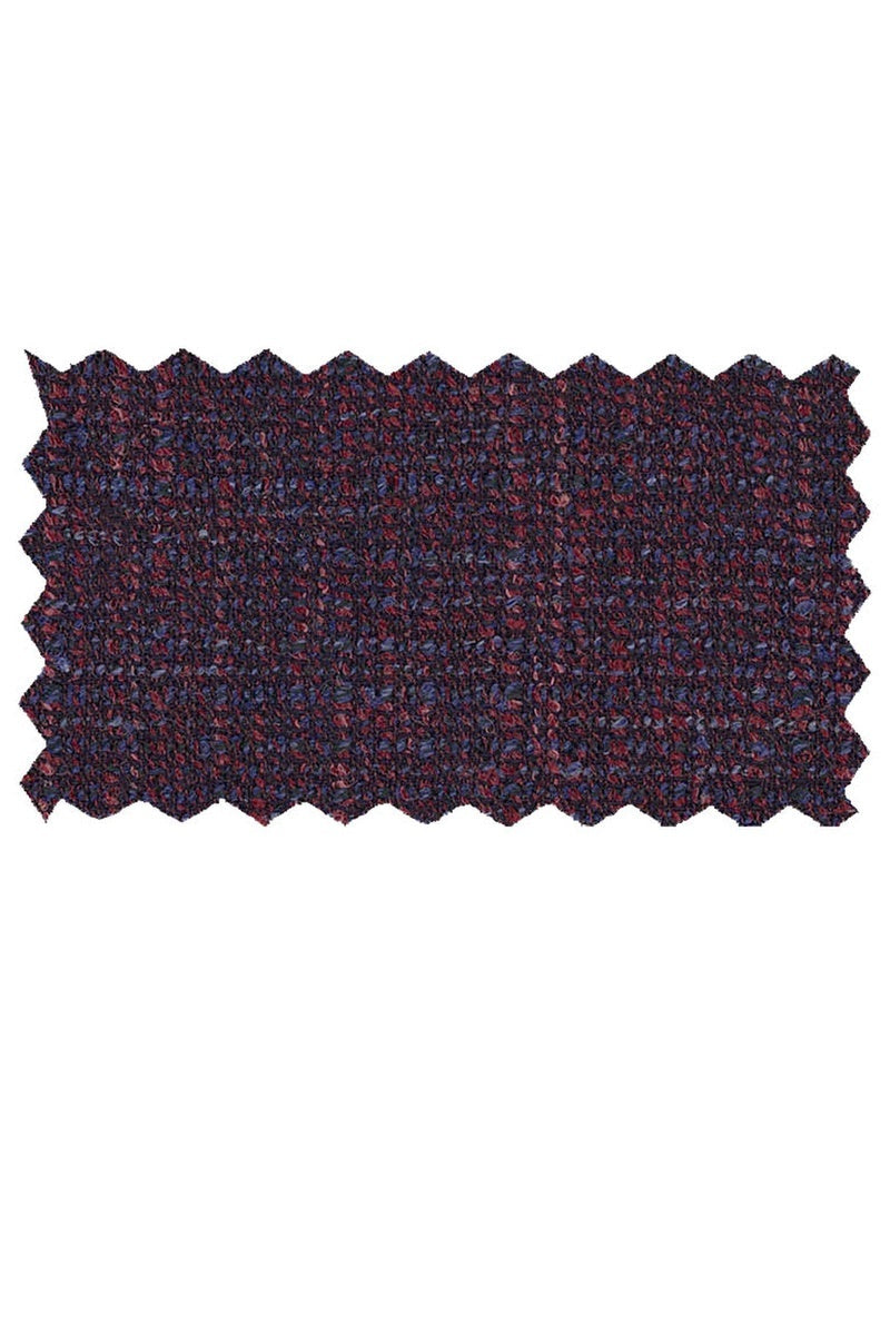 Enzo Tovare Cranberry Crossweave Sports Jacket - Modern