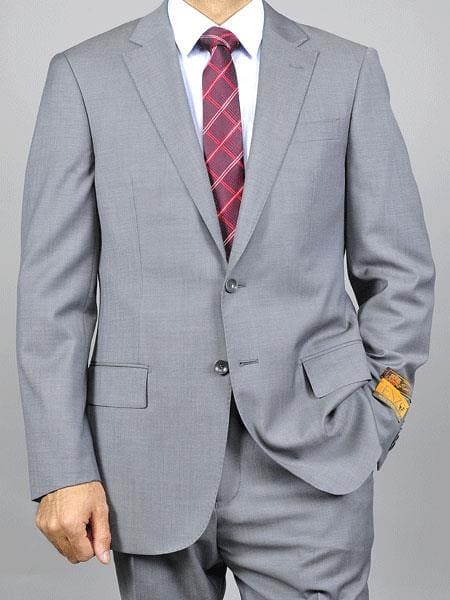 Gray Groomsmen Suits - Matching Vest Included Grey Groom Suits - Gray