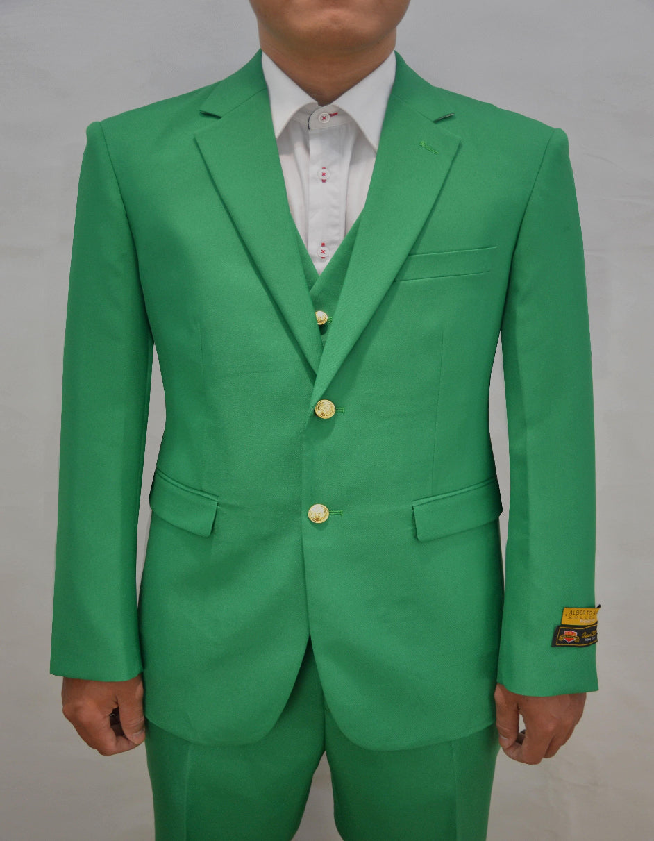 Green Groomsmen Suits - Green