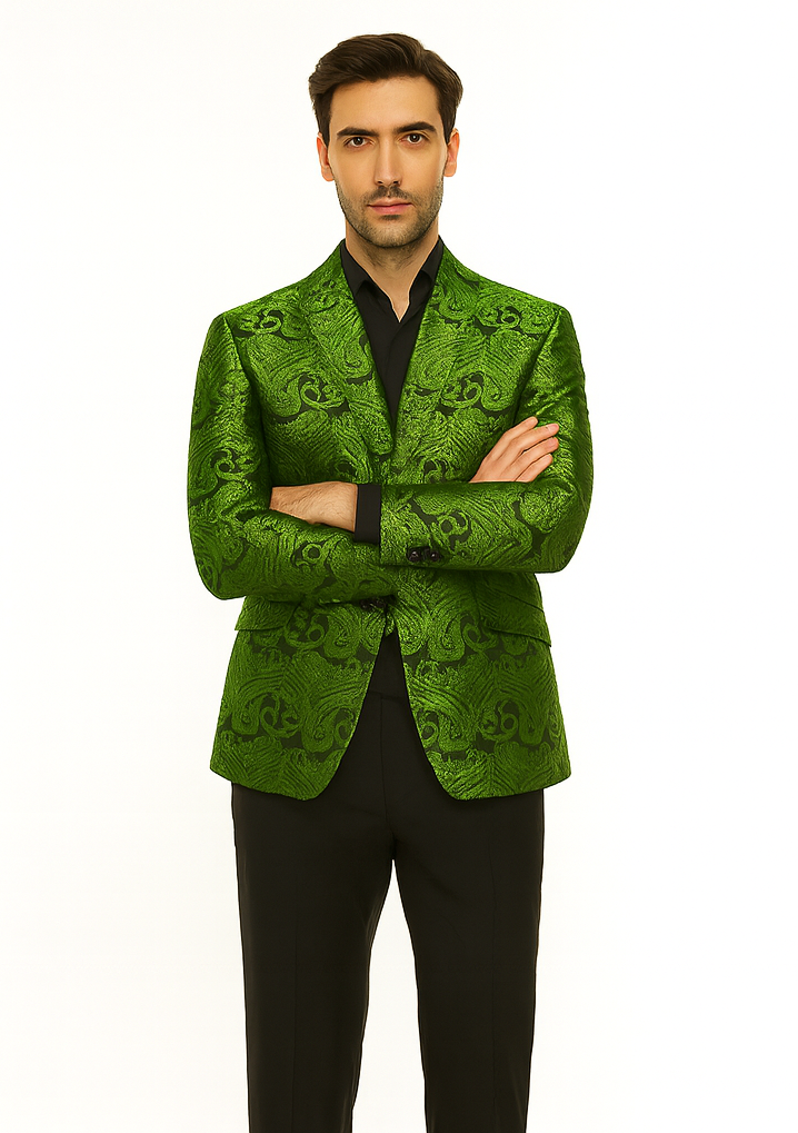 Green Groomsmen Suits - Dinner Jacket suit - Green