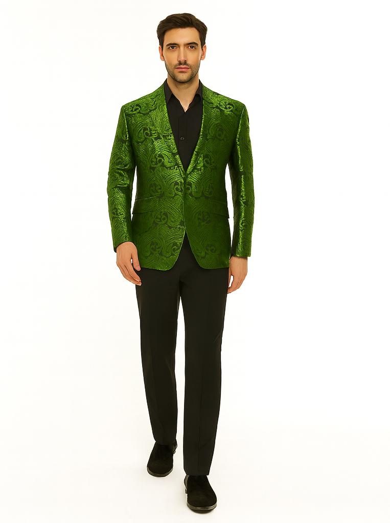 Green Groomsmen Suits - Dinner Jacket suit - Green
