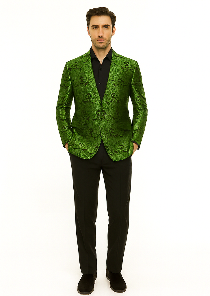 Green Groomsmen Suits - Dinner Jacket suit - Green