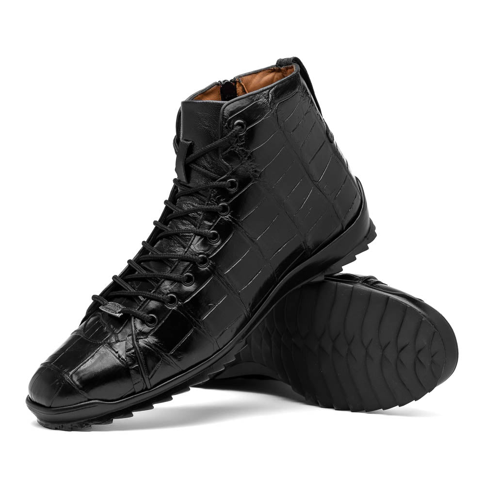 Marco Di Milano Hermond Black Alligator Boots - 8.5