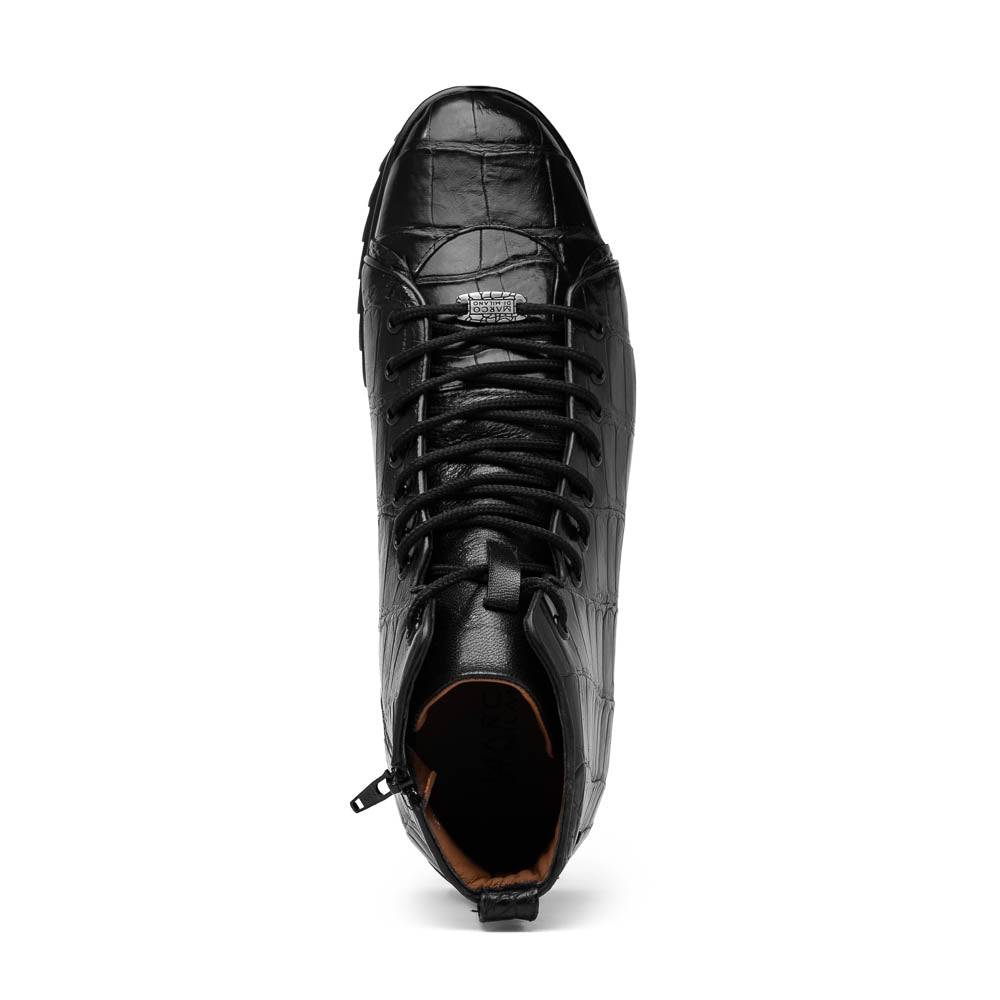 Marco Di Milano Hermond Black Alligator Boots - 8.5