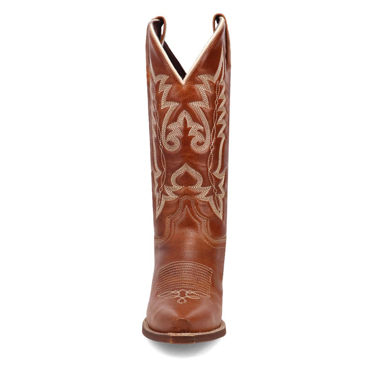 Laredo Carly Honey Snip Toe Leather Women Boots - 6M