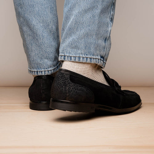 Marco Di Milano Hugo Black Leather Oxford