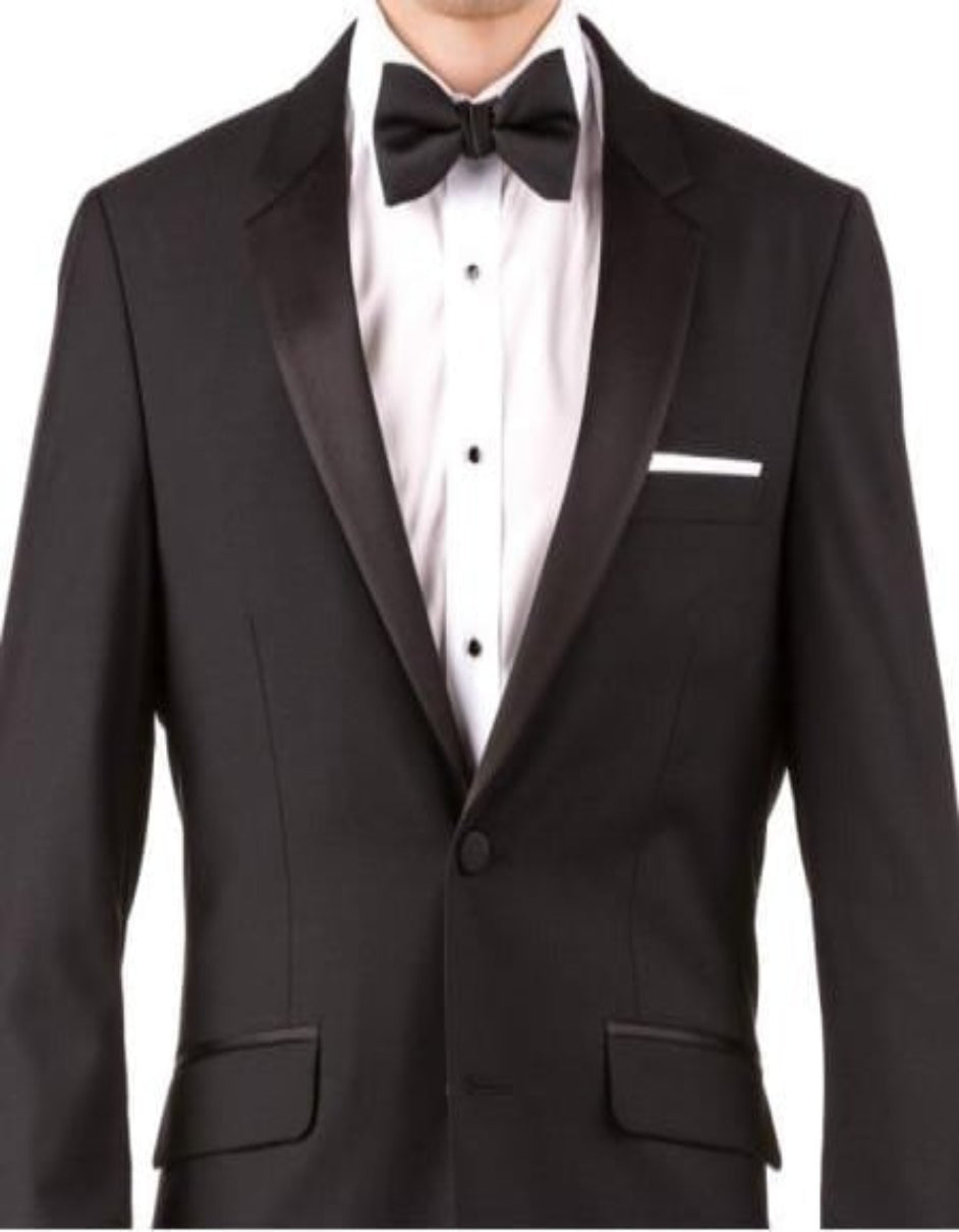 Suit And Shirt Combinations Slim Slim Fit Groom & Groomsmen prom Suits Wedding Suits & Tuxedo + Black + Free Shirt & Tie