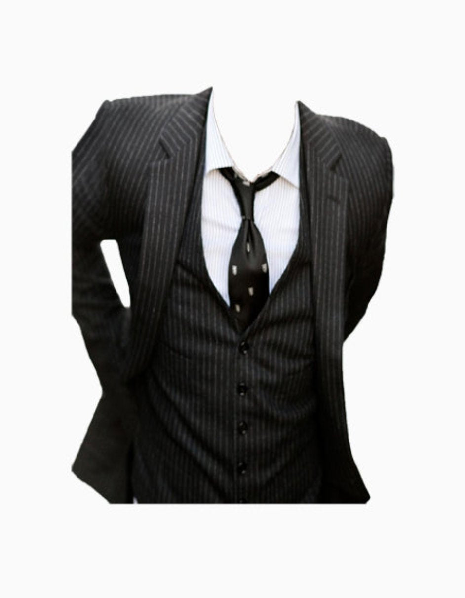 Ryan Gosling Suit in black - 38 Short Jacket+32 Waist Adjustable 28to34)(Height: 5 4 to5 7 )(Neck 15-16.5)S-M)