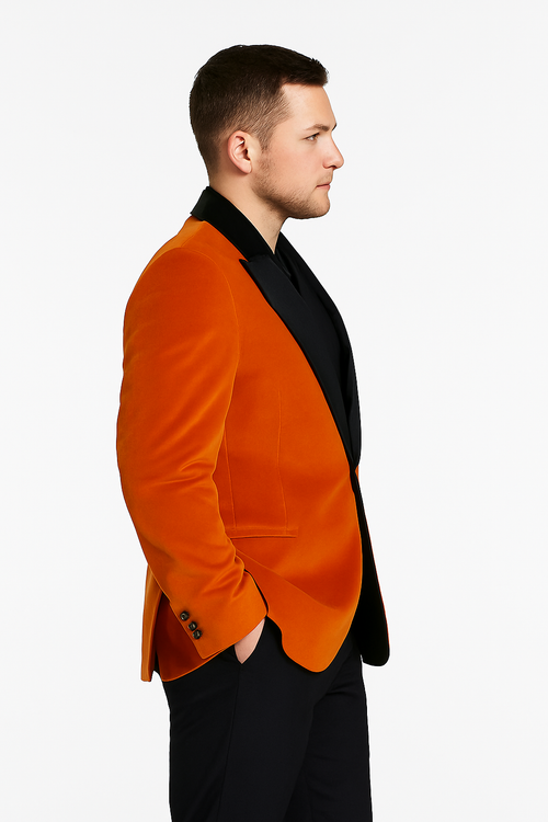 KINGSMAN EGGSY'S RIMMED COTTON-VELVET TUXEDO JACKET