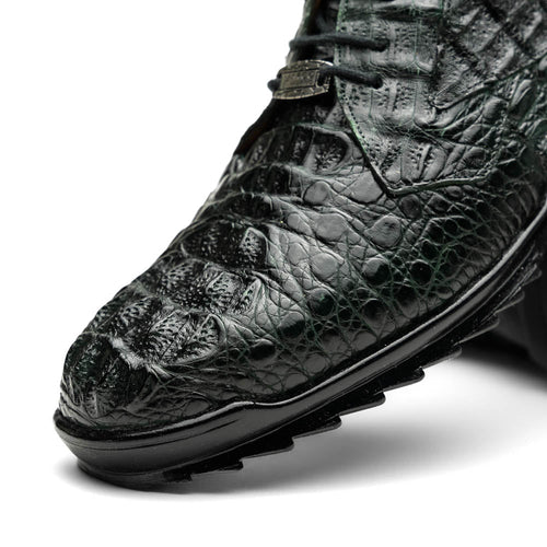 Marco_Di_Milano Kratos Green Luxury Leather Shoes
