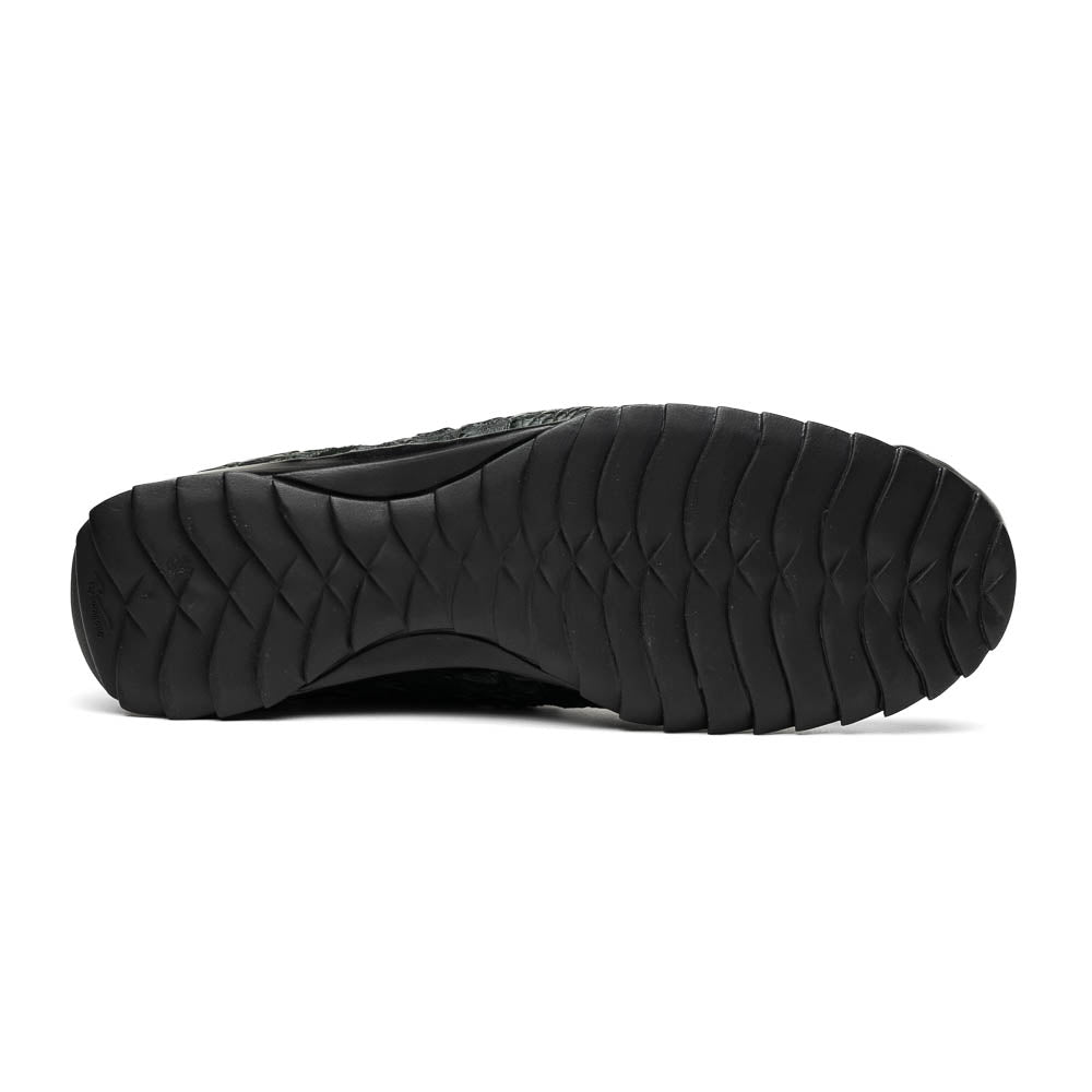 Marco Di Milano Kratos Men's Green Shoes Exotic Caiman Crocodile Sneakers - 7