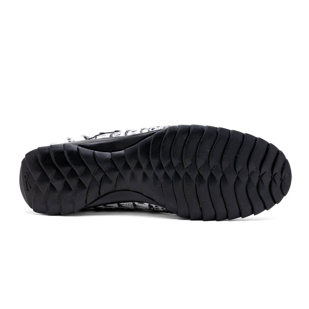 Marco Di Milano Kratos Men's Newspaper Shoes Exotic Caiman Crocodile Sneakers - 7