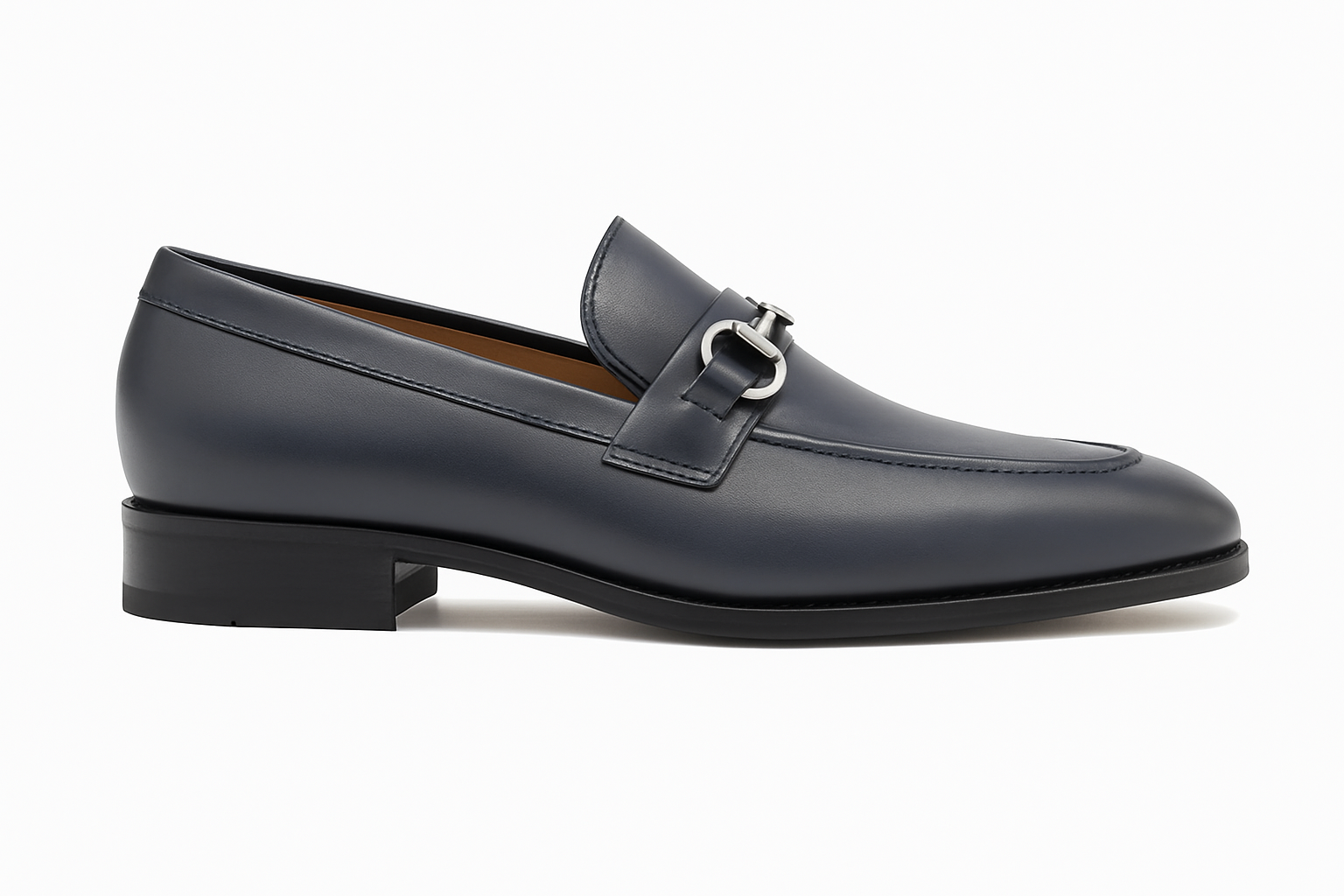 Men's Burnished Signature Buckle Loafer - New Arrival - 7.5