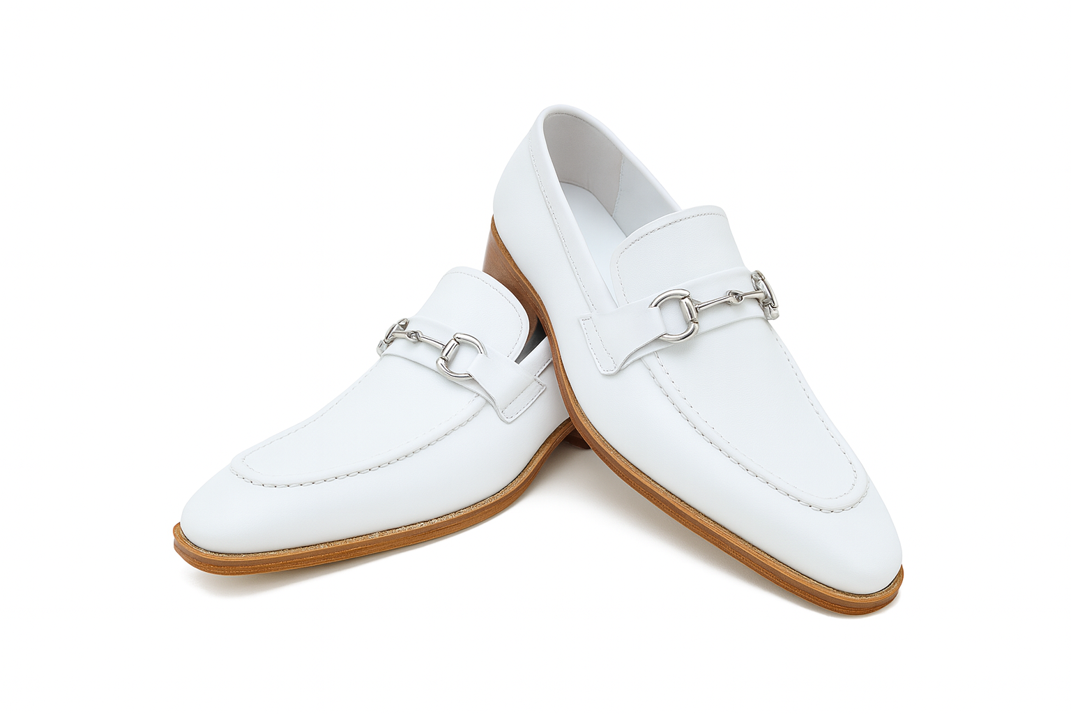 Men's Burnished Signature Buckle Loafer - New Arrival - 7.5
