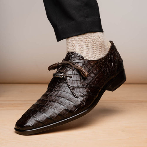 Marco Di Milano Lacio Brown Leather Oxford Shoe