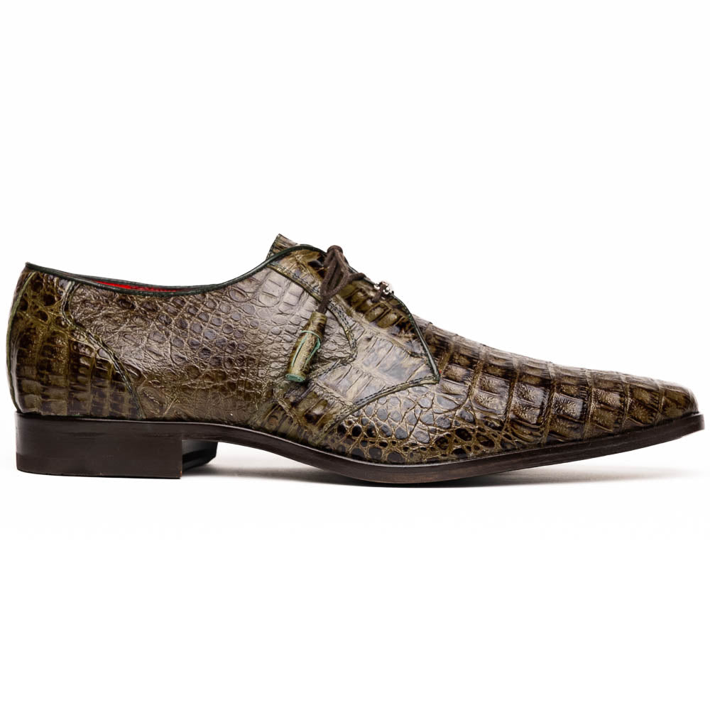 Marco Di Milano Lacio WoodGreen Caiman Crocodile Derby - 8