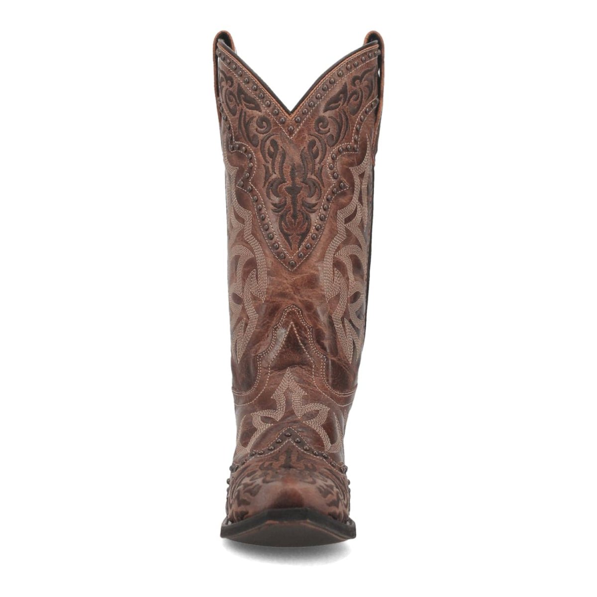 Laredo Women's Braylynn Snip Toe Leather Boots - Brown 52410 - 6M
