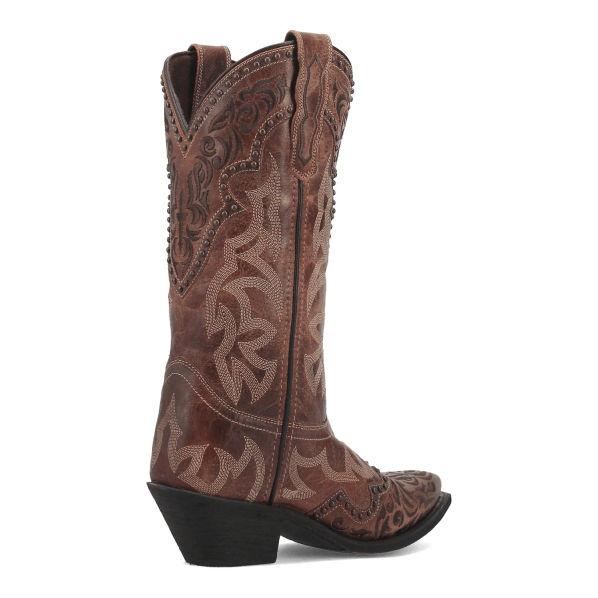 Laredo Women's Braylynn Snip Toe Leather Boots - Brown 52410 - 6M