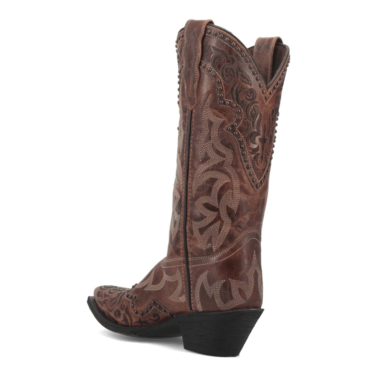 Laredo Women's Braylynn Snip Toe Leather Boots - Brown 52410 - 6M