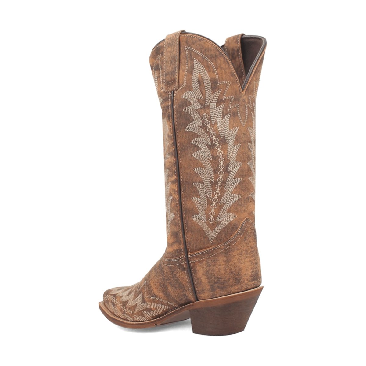 Laredo Women's Emmylee Snip Toe Leather Boots - Tan 52189 - 6M