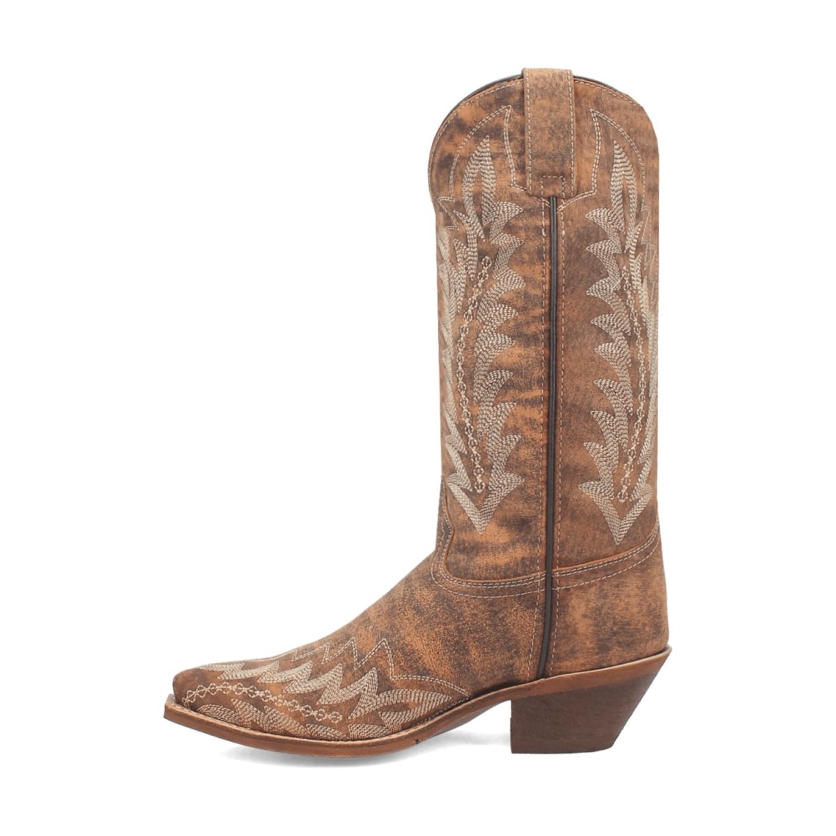Laredo Women's Emmylee Snip Toe Leather Boots - Tan 52189 - 6M