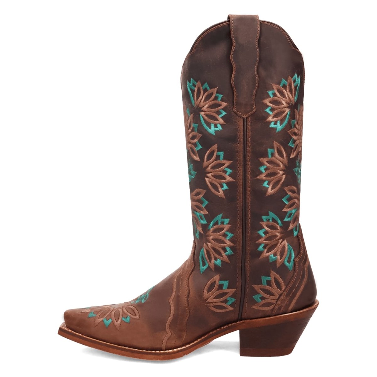 Laredo Women's Filly Snip Toe Leather Boots - Tobacco 20006 - 6M