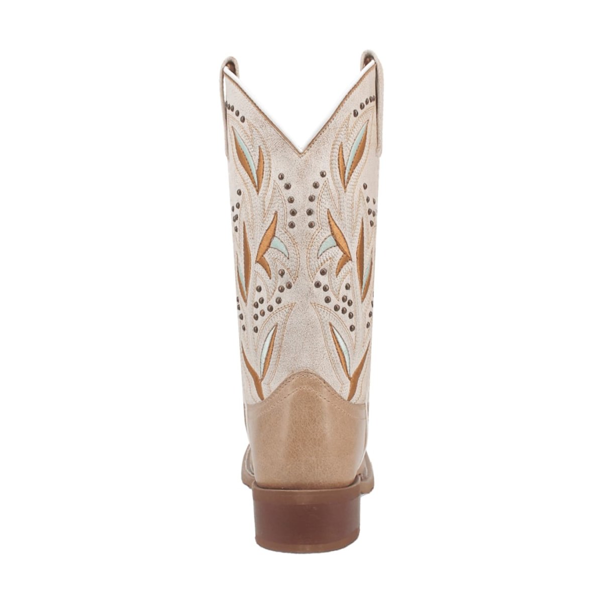 Laredo Women's Lydia Broad Square Toe Leather Boots - Sand 5603 - 6M