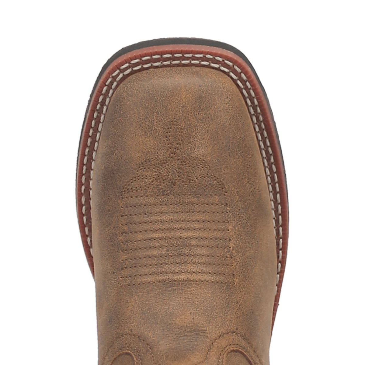 Laredo Women's Megan Broad Square Toe Leather Boots - Tan 3119 - 6M