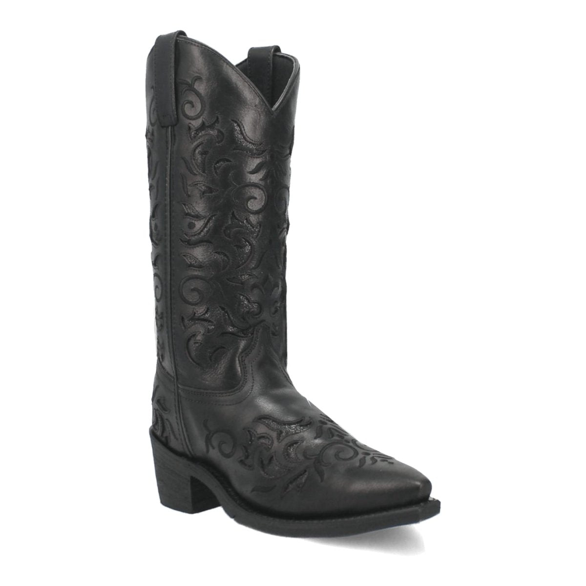 Laredo Women's Night Sky Snip Toe Leather Boots - Black 52450 - 6M