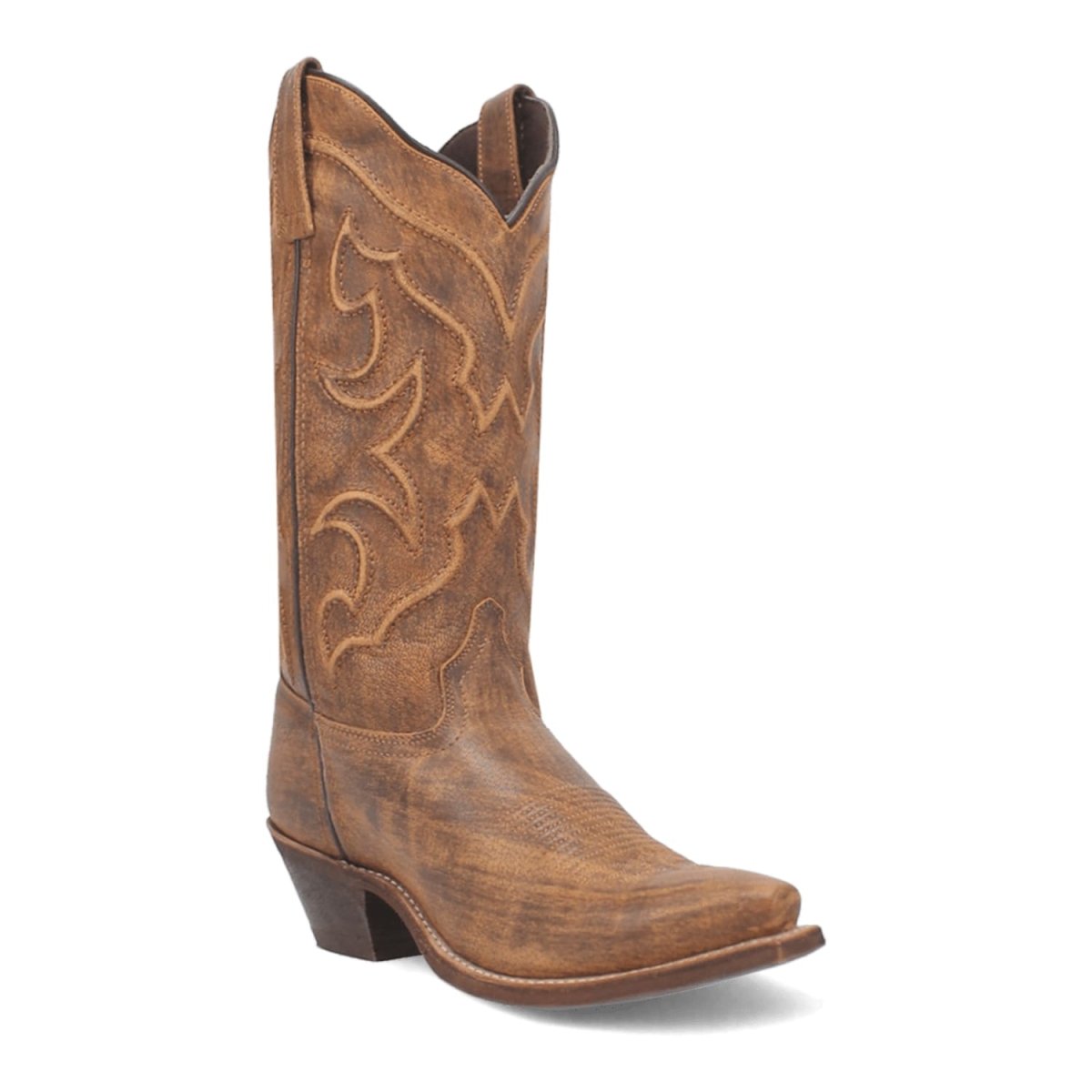 Laredo Women's Reva Snip Toe Leather Boots - Honey 54267 - 6M
