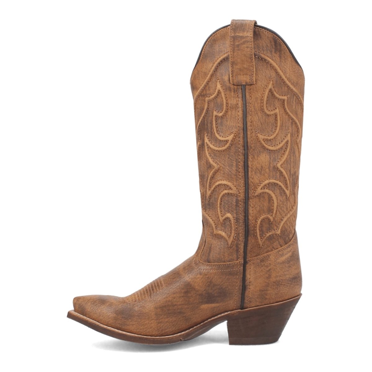 Laredo Women's Reva Snip Toe Leather Boots - Honey 54267 - 6M