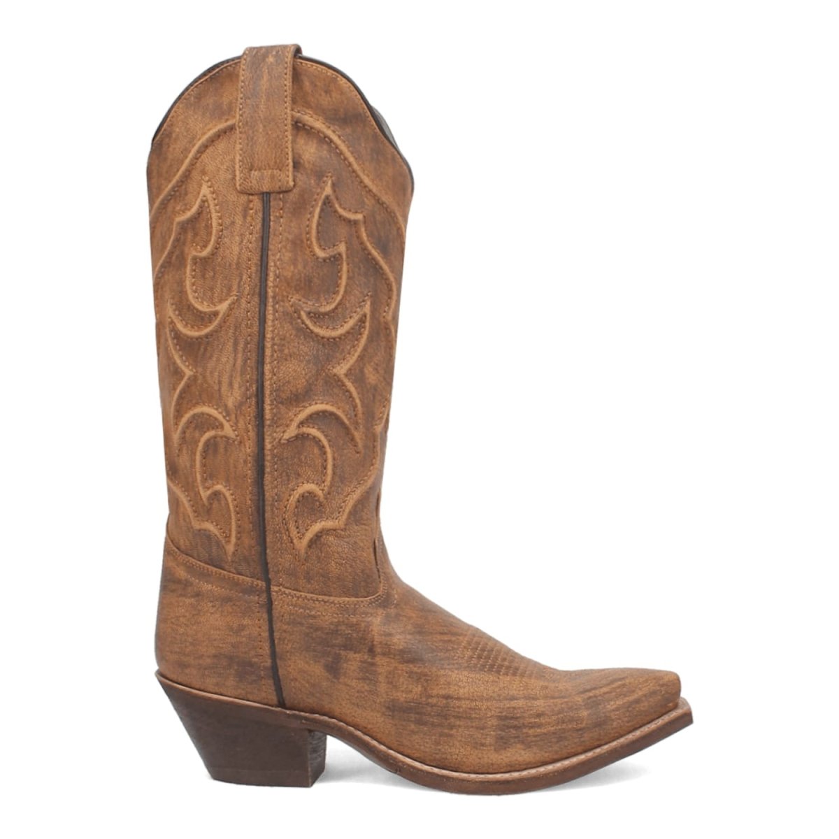 Laredo Women's Reva Snip Toe Leather Boots - Honey 54267 - 6M
