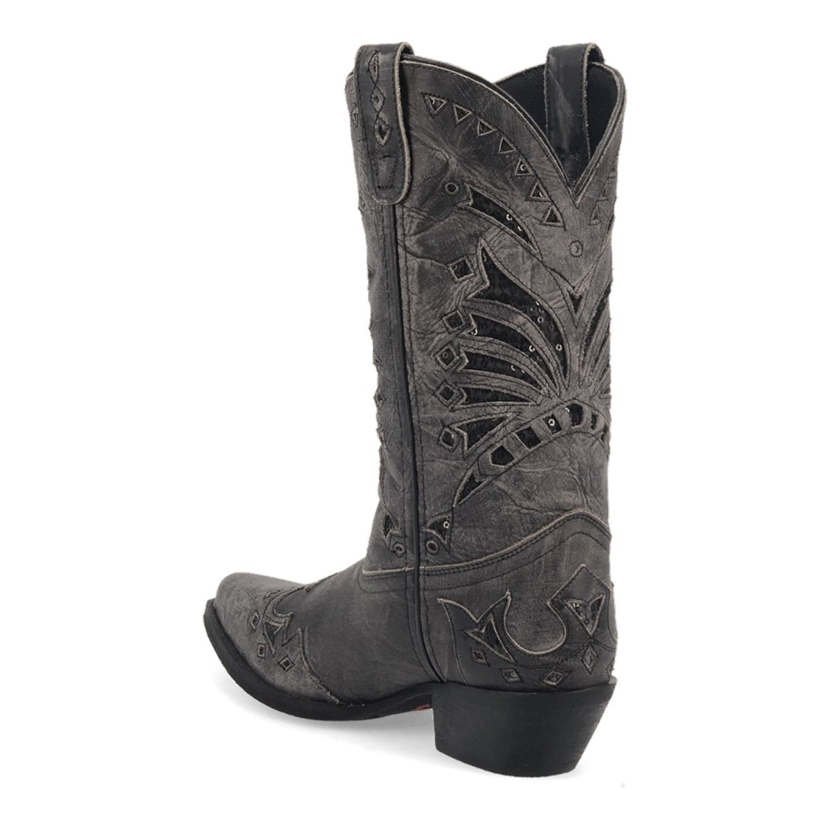 Laredo Women's Stevie Snip Toe Leather Boots - Black 52120 - 6M
