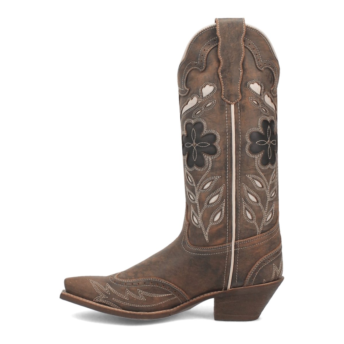 Laredo Women's Zury Snip Toe Leather Boots - Brown 54268 - 6M