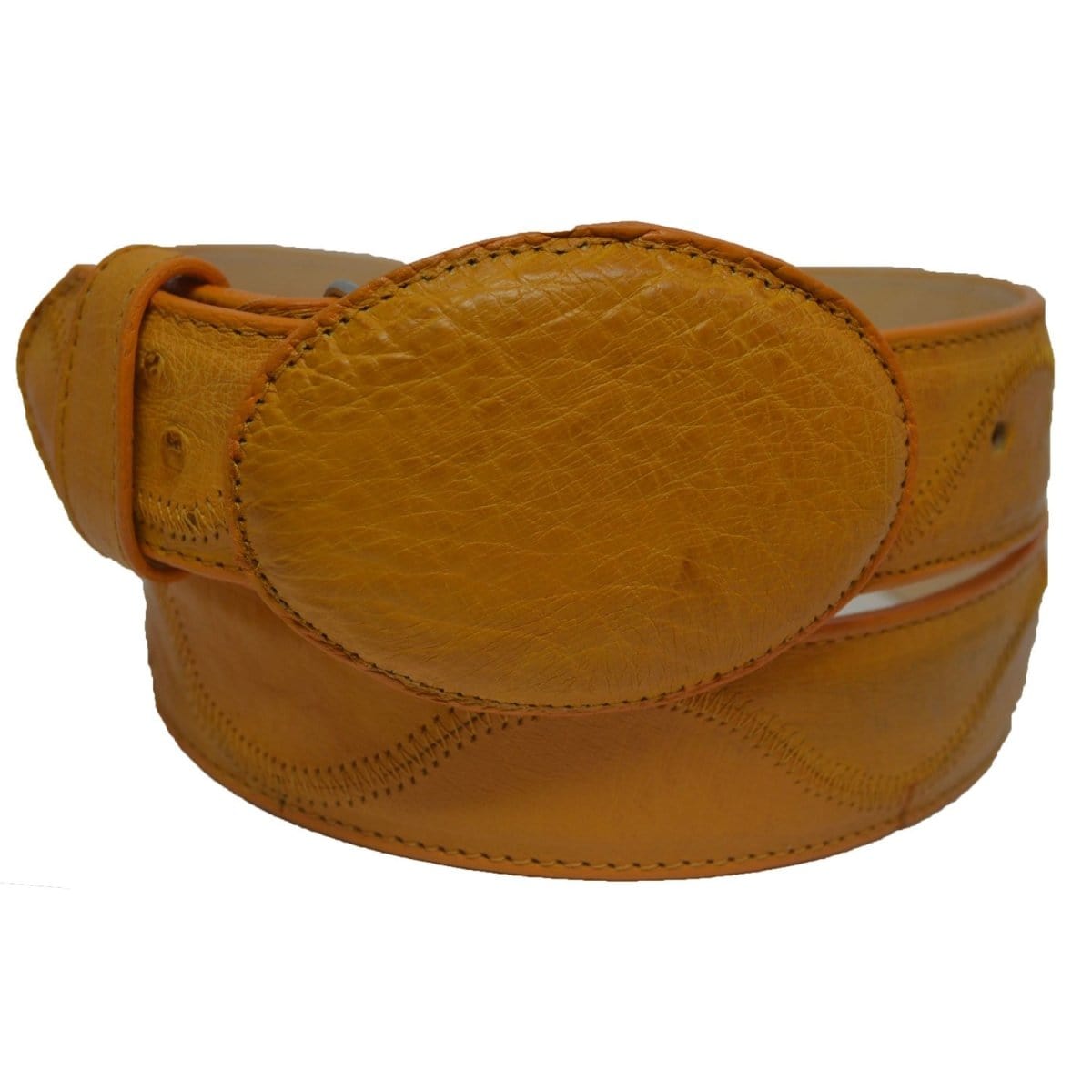 Men's Los altos Ostrich-Zig Zag Cowboy Belt C11U1502 - 32