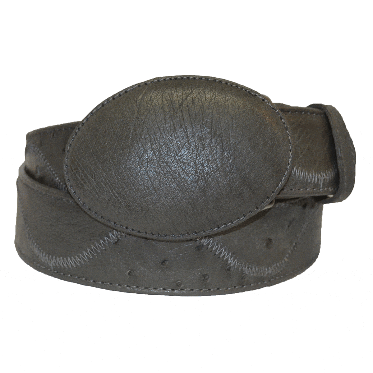 Men's Los altos Ostrich-Zig Zag Cowboy Belt C11U1509 - 32