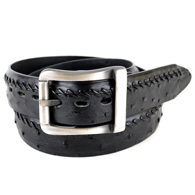 Men's Los altos Original Ostrich Skin Casual Belt C230305