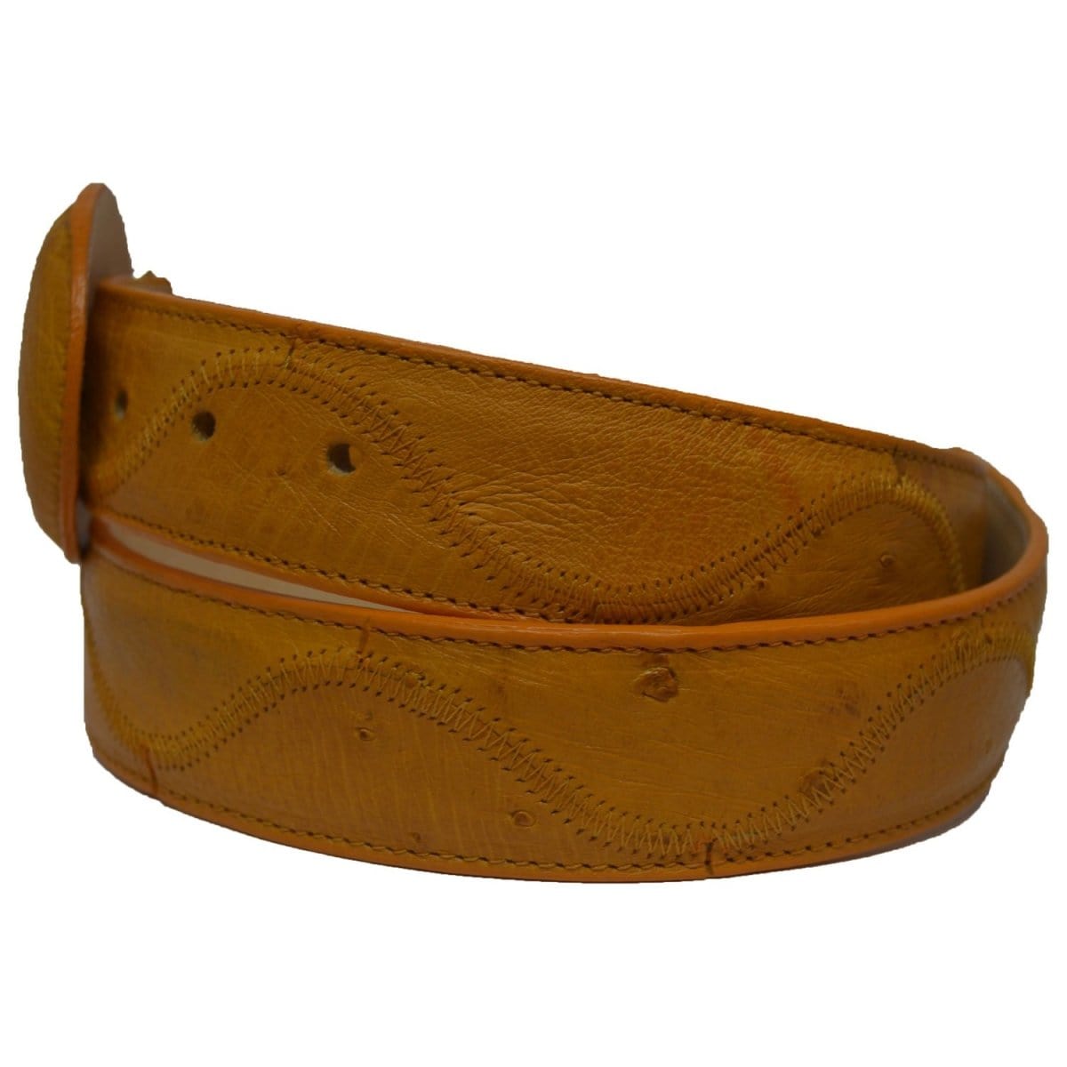 Men's Los altos Ostrich-Zig Zag Cowboy Belt C11U1502 - 32