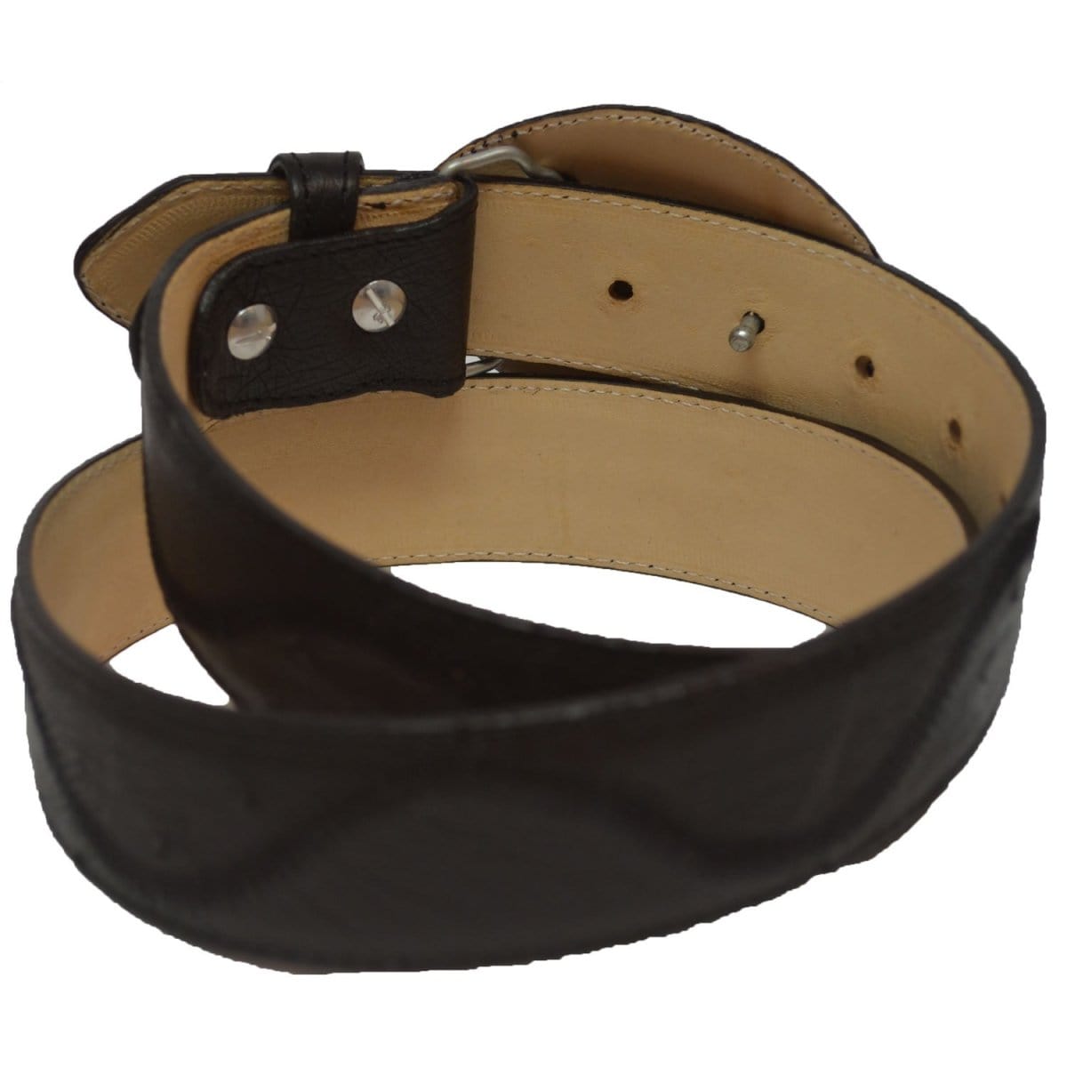 Men's Los altos Ostrich-Zig Zag Cowboy Belt C11U1505 - 32