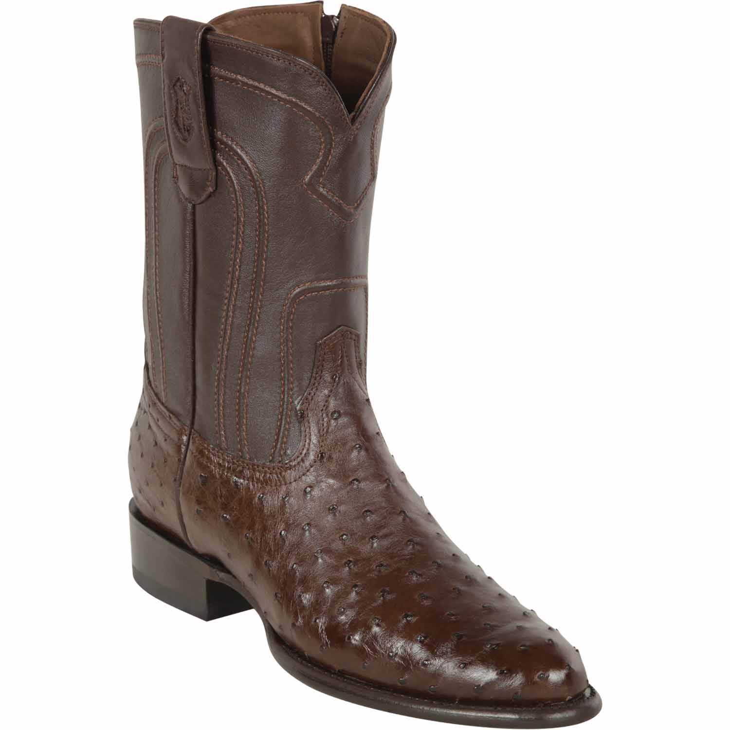 Men's Los Altos Original Ostrich Roper Toe Boots 69Z03 - 6
