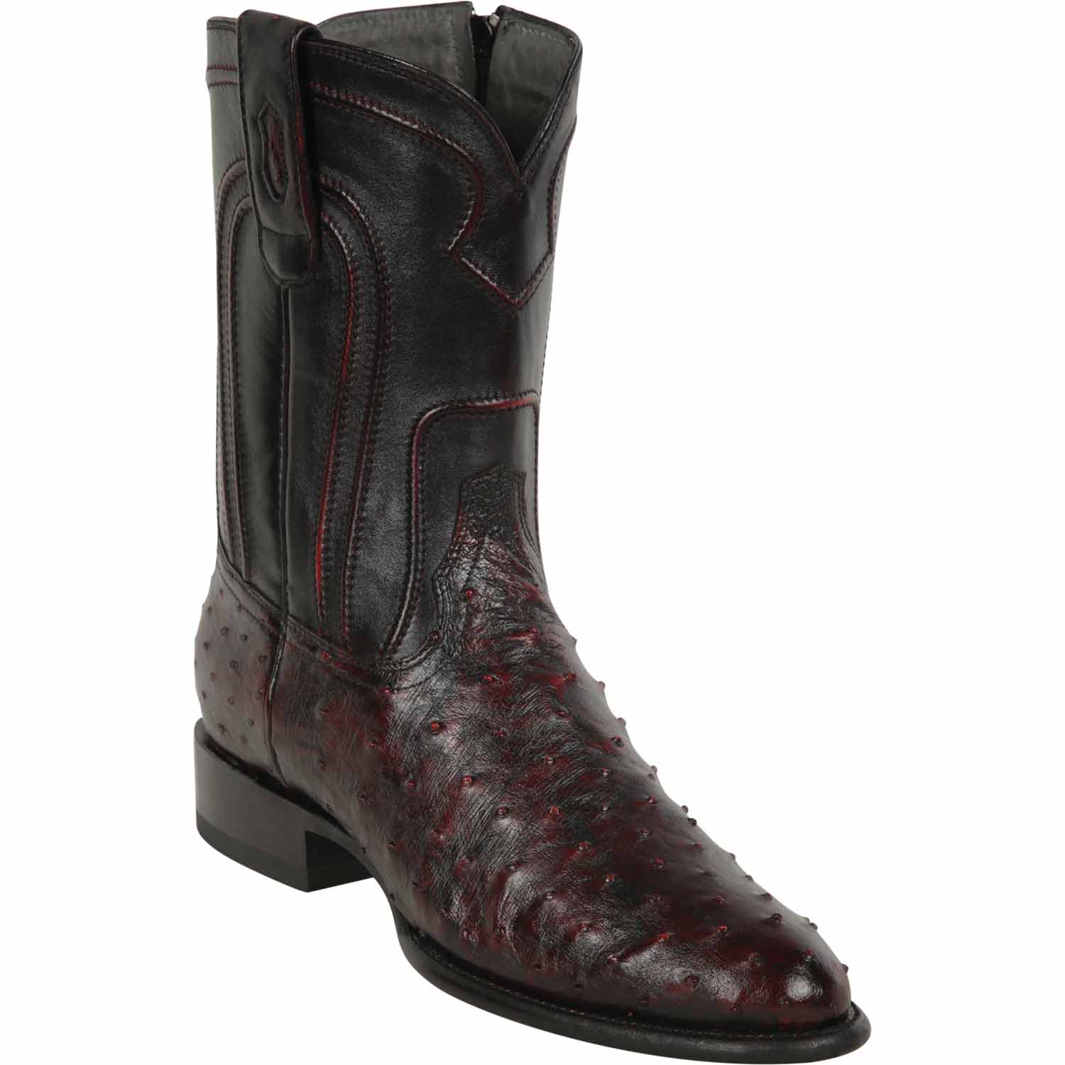 Men's Los Altos Original Ostrich Roper Toe Boots 69Z03 - 6