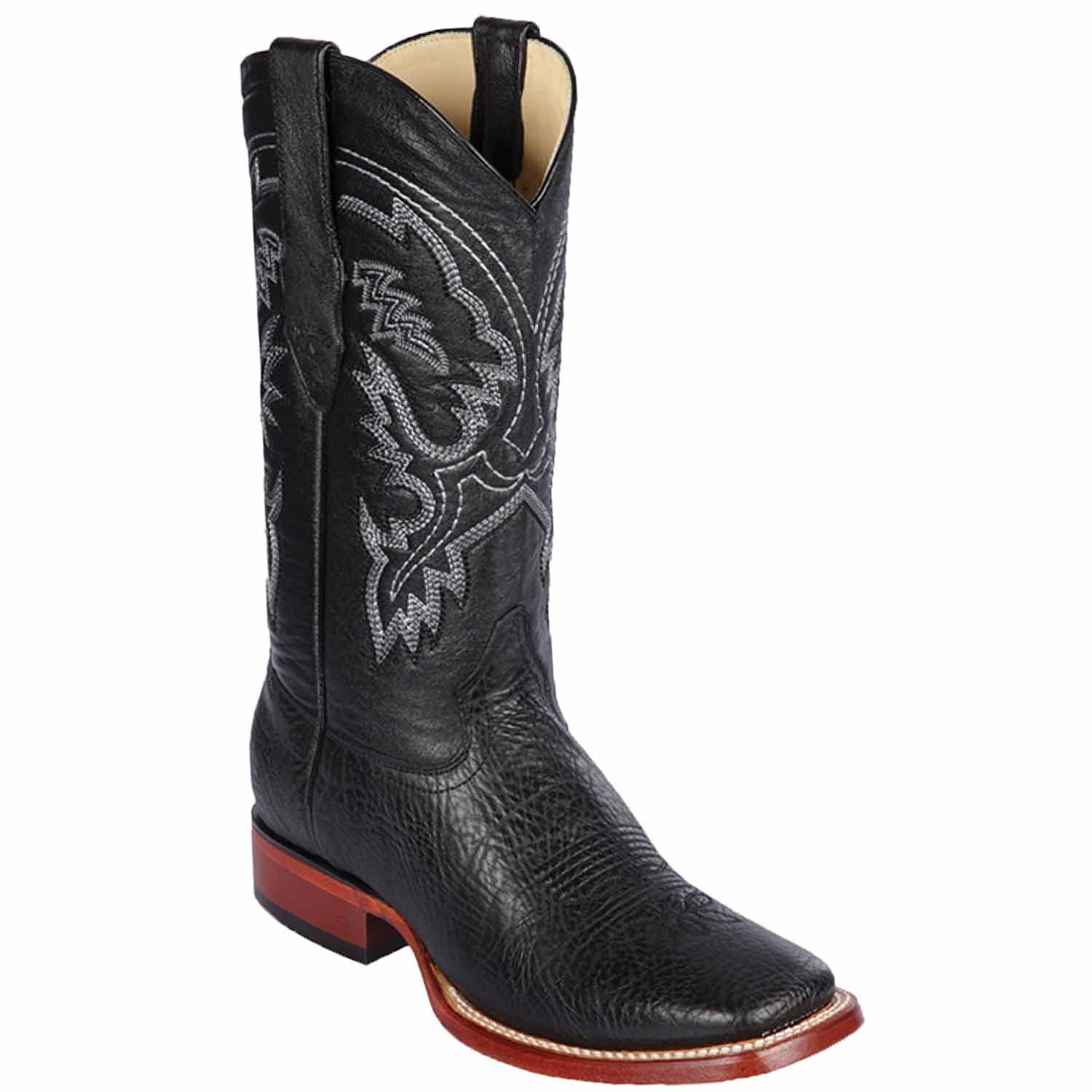 Men's Los Altos Bull Shoulder Wide Square Toe Boots 82231 - 6