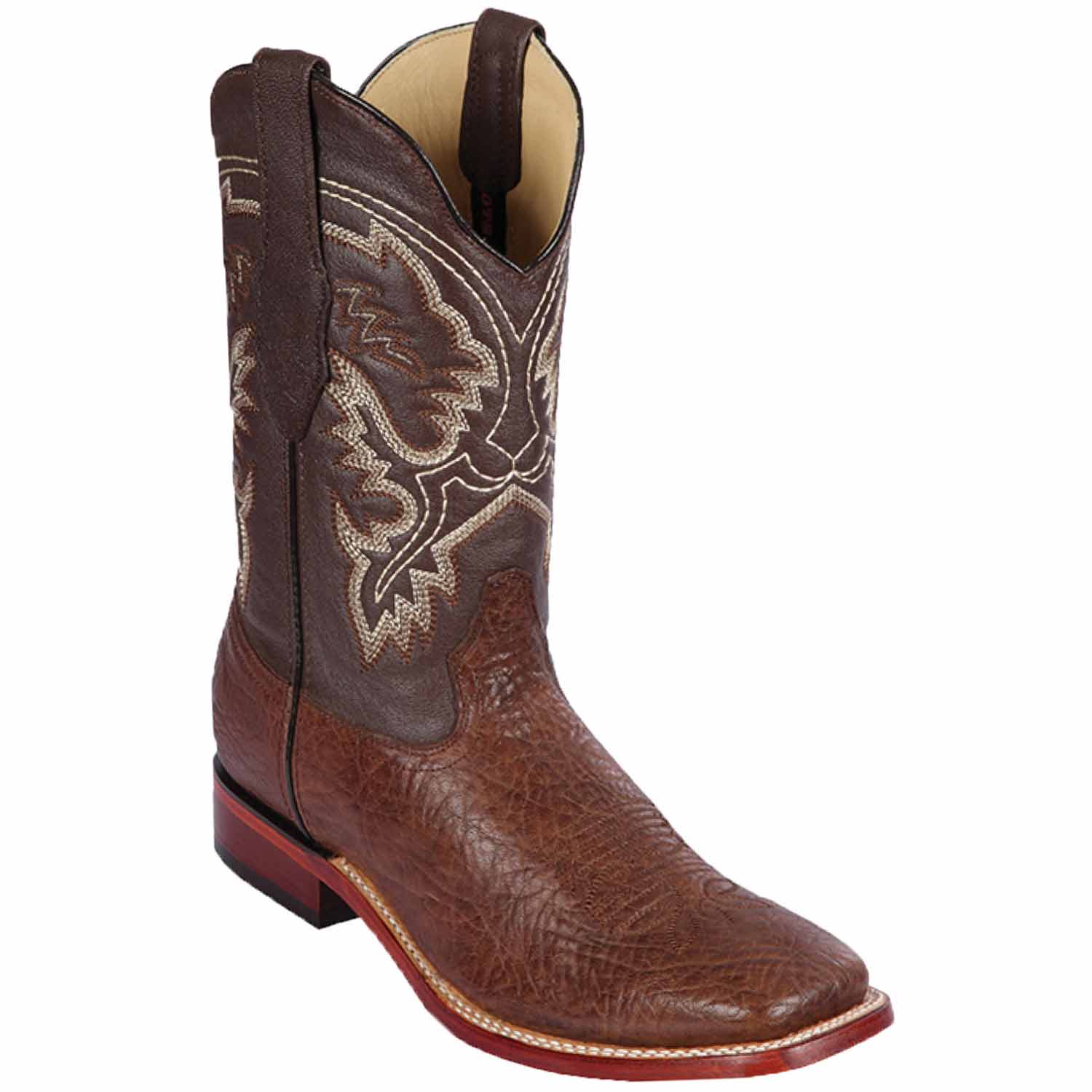 Men's Los Altos Bull Shoulder Wide Square Toe Boots 82231 - 6