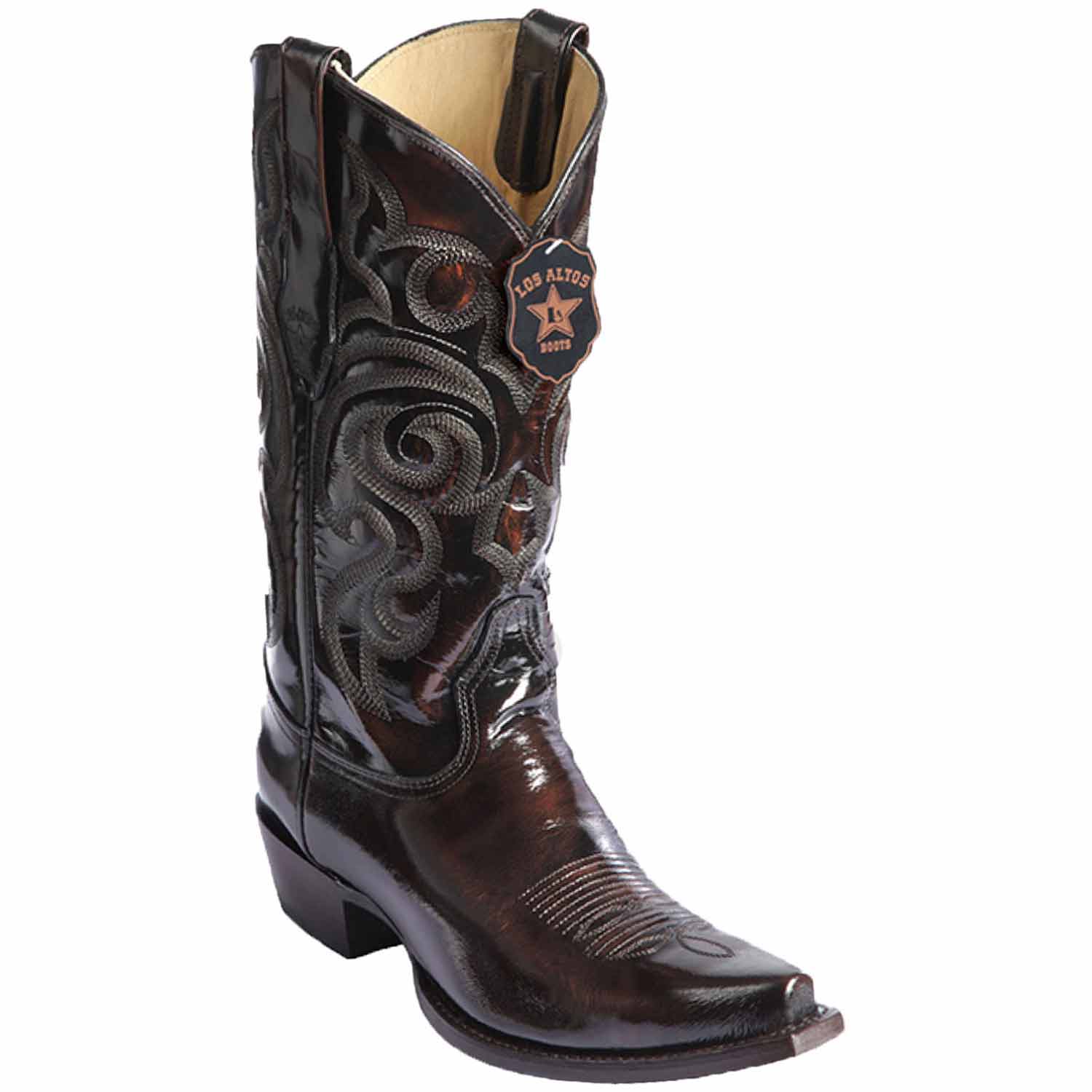 Men's Los Altos Chamaleon Finish Leather Snip Toe Boots 9442 - 6