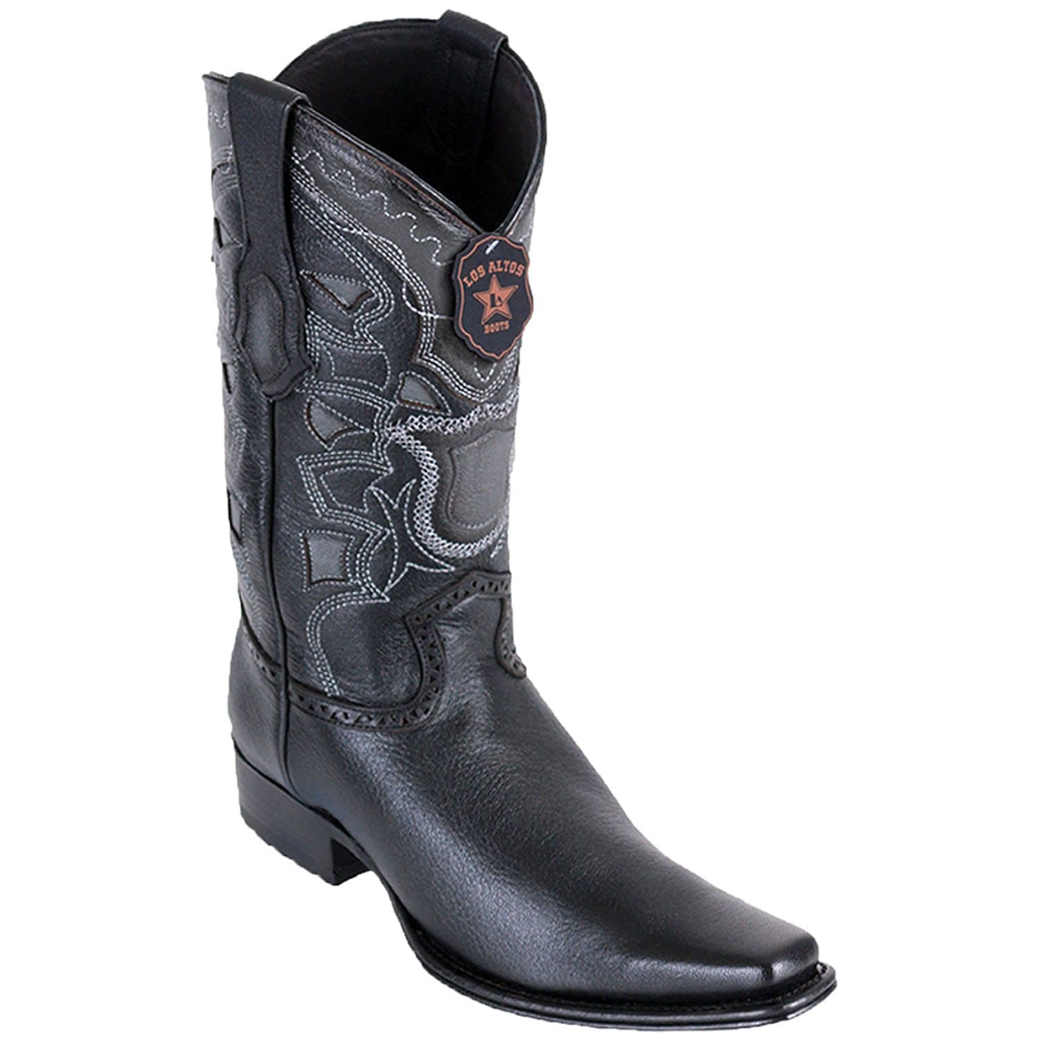 Men's Los Altos Genuine Leather European Square Toe Boots 7627 - 6