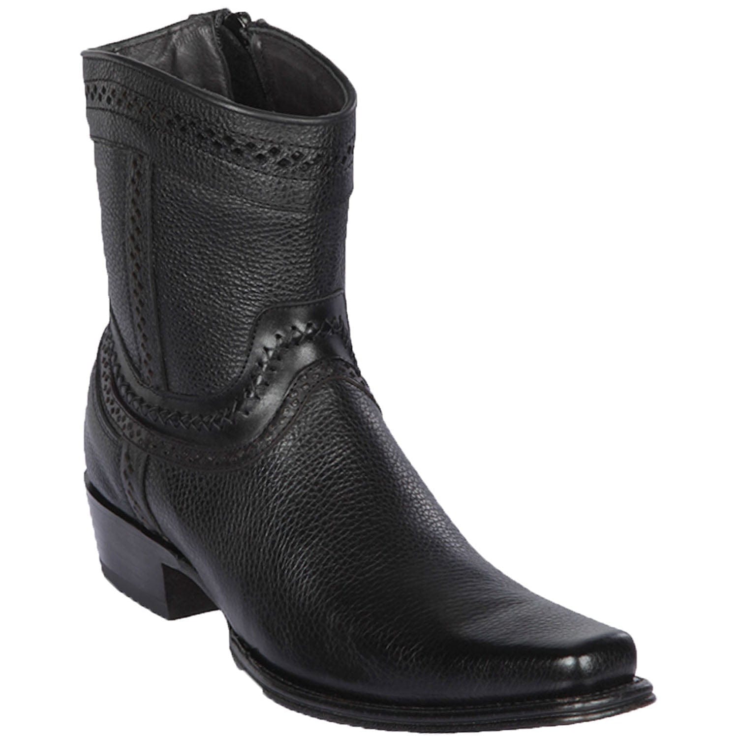 Men's Los Altos Genuine Leather European Toe Short Boots 76B27 - 6