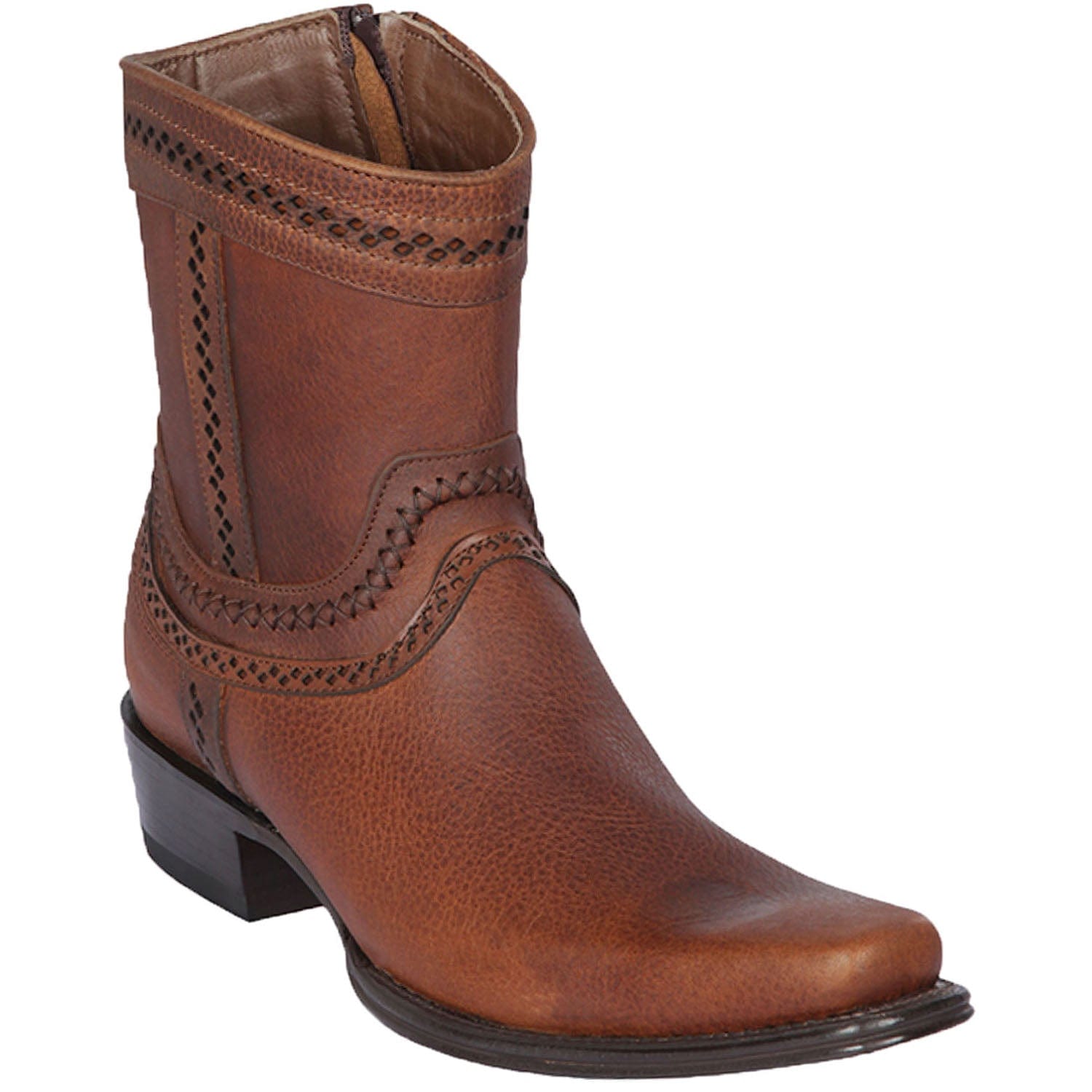 Men's Los Altos Genuine Leather European Toe Short Boots 76B99 - 6