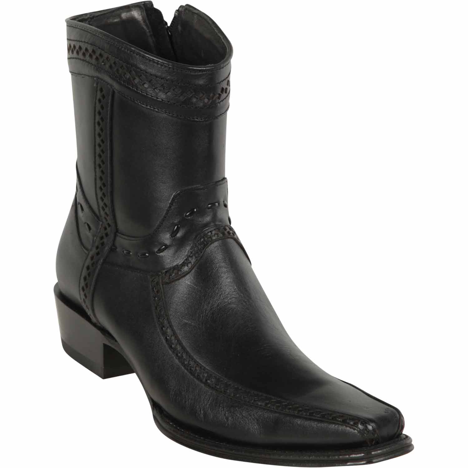 Men's Los Altos Genuine Leather European Toe Short Boots 76BF38 - 6