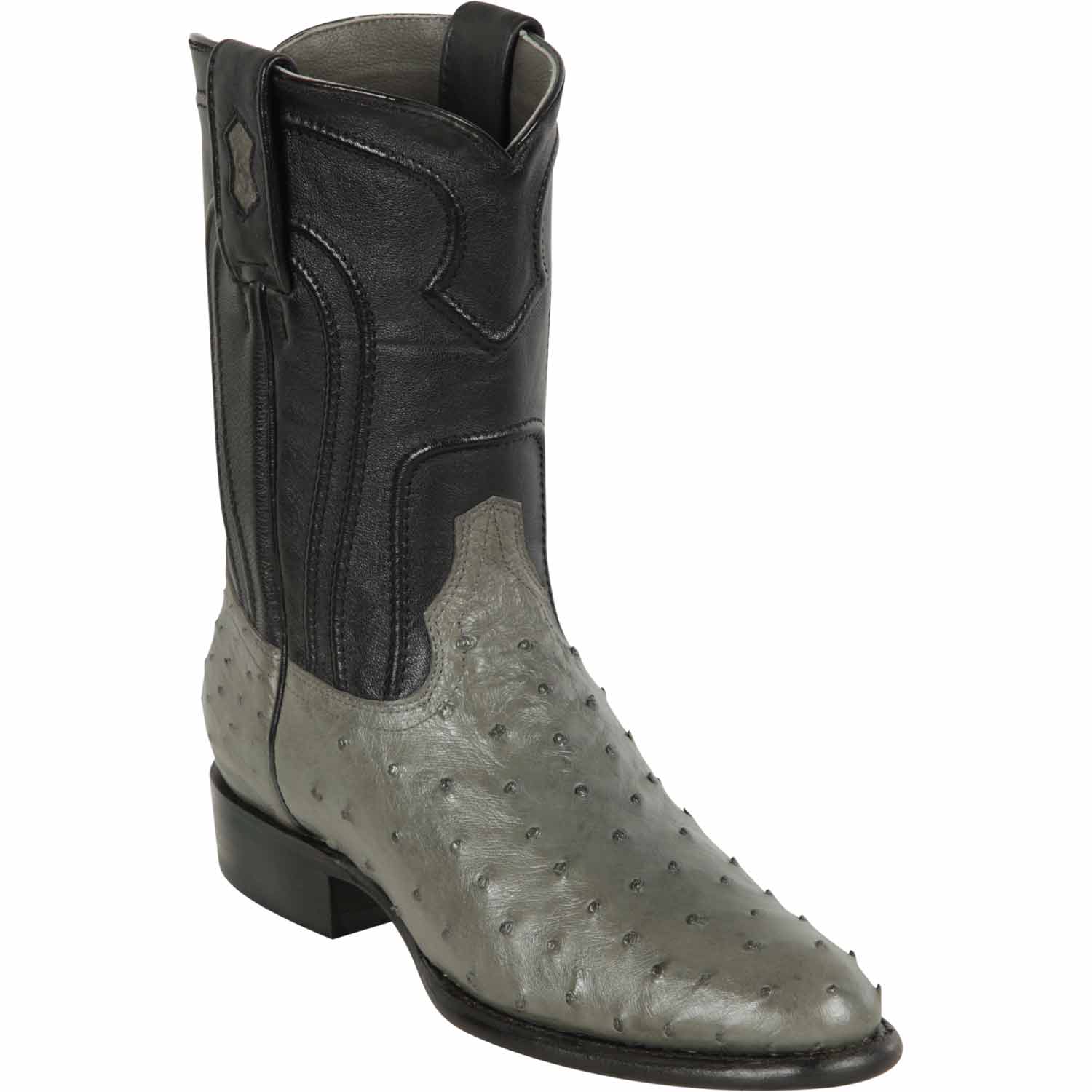 Men's Los Altos Original Full Quill Ostrich Boots Roper Toe 6903 - 6