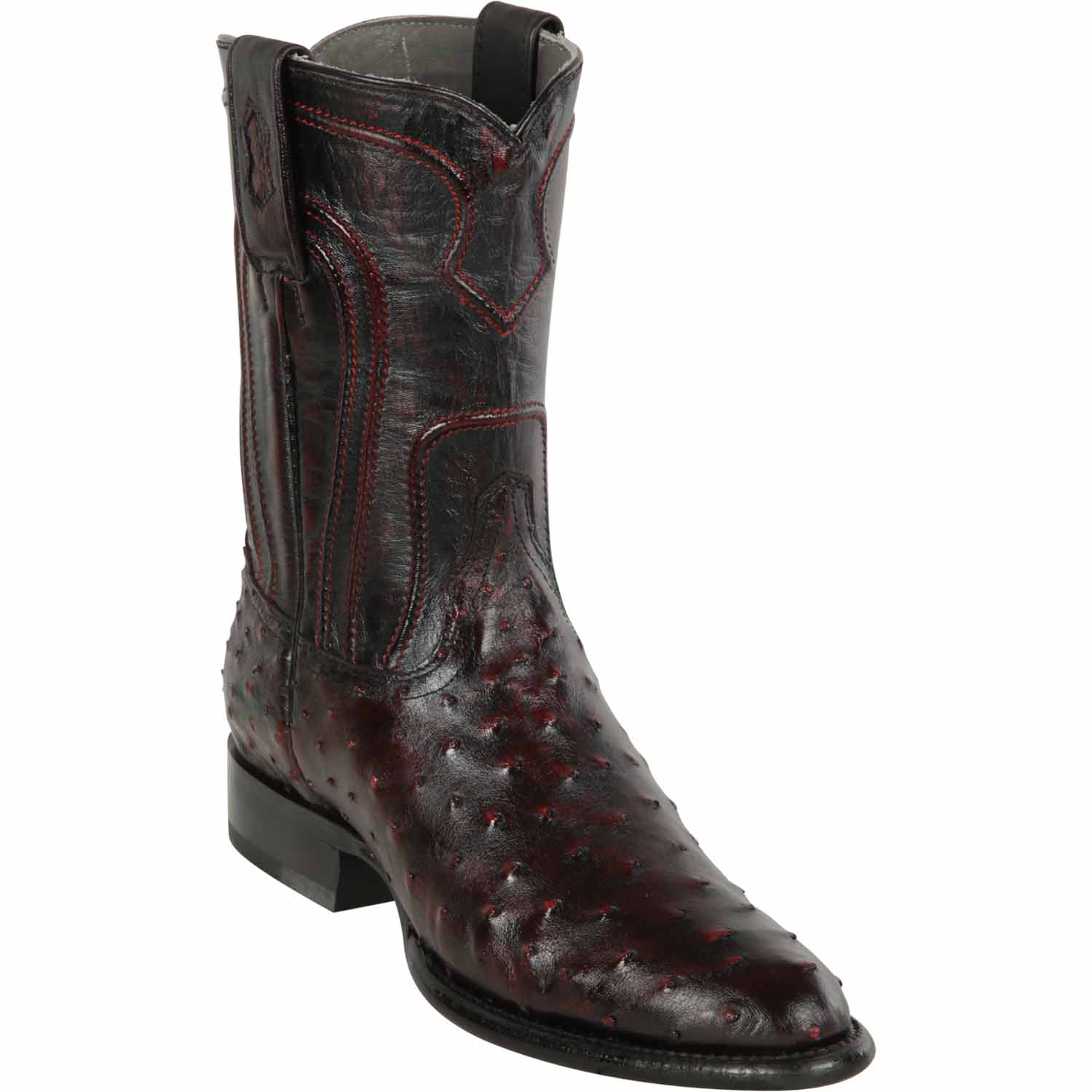 Men's Los Altos Original Full Quill Ostrich Boots Roper Toe 6903 - 6